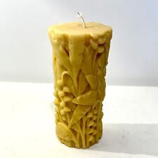 Beeswax pillar candle for sale  Dunnsville