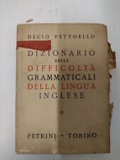 1954 dizionario delle usato  Borgaro Torinese