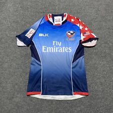 BLK USA Rugby 2014/15 Halliman Game Worn Home Jersey Official Authentic Large for sale  Shipping to South Africa