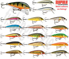 Iscas de afundamento Rapala contagem regressiva pesca todas as cores + tamanhos 3cm / 7cm / 9cm  comprar usado  Enviando para Brazil