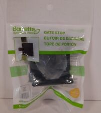 Barrette Outdoor Living Gate Stop Steel Black w Hex Screws 73014321 EPN-51706, used for sale  Shipping to South Africa
