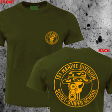 NOVA Camiseta Scout Sniper School Marines Division HQ comprar usado  Enviando para Brazil