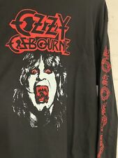 Ozzy Osbourne Black Sabbath Long Sleeve T-shirt UnWorn Size XL Screen Printed, used for sale  Shipping to South Africa