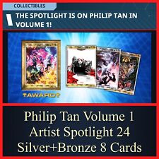 PHILIP BRONCEADO VOLUMEN 1 ARTISTA FOCO ""24-PLATA+BRZ 8 TARJETAS-TOPPS MARVEL COLECCIÓN segunda mano  Embacar hacia Argentina