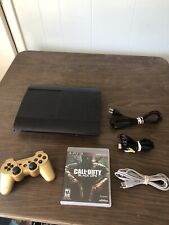 Consola Sony PS3 PlayStation 3 Super Slim 250 GB Negra con Controlador Juego Probado segunda mano  Embacar hacia Argentina