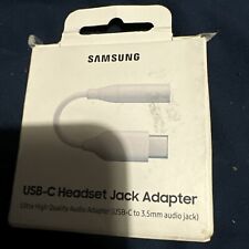Nuevo Genuino Samsung USB-C Tipo-C A 3.5mm Conector Auriculares Adaptador Cable de Audio Auxiliar segunda mano  Embacar hacia Mexico