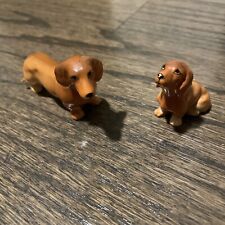 Dachshund miniatura de porcelana com cachorro Hagen Renaker comprar usado  Enviando para Brazil