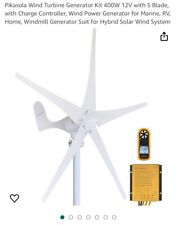Pikasola Wind Turbine Generator Kit 400W 12V for sale  Shipping to South Africa