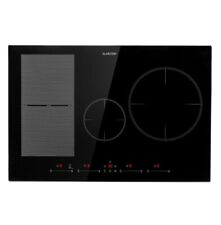 Induction Hob 77 cm 4 Ring Electric Induction Range Cooker Black Glass Ceramic for sale  Shipping to South Africa