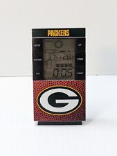 NFL Green Bay Packers relógio de mesa digital, hora, data, clima, alarme excelente comprar usado  Enviando para Brazil
