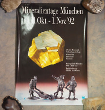 Plakat mineralientage münchen gebraucht kaufen  Markt Wald