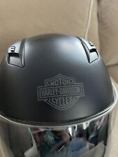 Casco de motocicleta Harley Davidson, punto de cara completo negro mate segunda mano  Embacar hacia Argentina