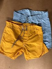 Vtg Lot 2 Birdwell Beach Britches Board Shorts Mens Light Blue USA Made Sz 30 for sale  Shipping to South Africa