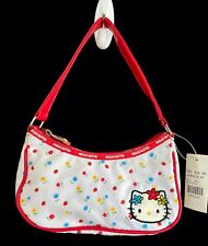 Bolso Hobo de Colección Sanrio 2004 Hello Kitty Rojo Blanco Floral Fresa Y2K segunda mano  Embacar hacia Argentina