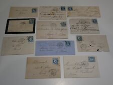 Lot lettres timbres d'occasion  Grièges