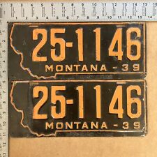 Montana 1939 license for sale  Milton Mills
