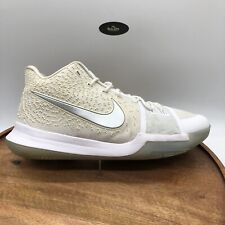 Tênis de basquete Nike Kyrie 3 branco cromado masculino tamanho 13 852396-103 Irving comprar usado  Enviando para Brazil