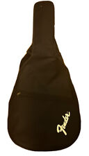 Bolsa de guitarra FENDER preta logotipo lona estojo macio mochila alças ajustáveis comprar usado  Enviando para Brazil