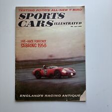 Revista ilustrada de carros esportivos abril 1958 pré-corrida Sebring Jaguar Alfa Ferrari comprar usado  Enviando para Brazil