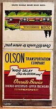 Olson transportation company for sale  Quincy