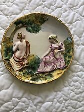 Vintage capodimonte plate for sale  LEICESTER