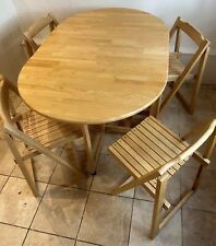 folding dining table chairs for sale  SEVENOAKS