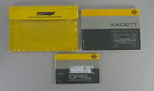 Manual de Instrucciones + Servicio / Opel Kadett E Incl. Gsi Stand 08/1985 comprar usado  Enviando para Brazil