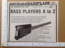Soundwave bassplace showing for sale  BOGNOR REGIS