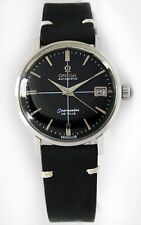 1963 Omega Deville Seamaster relógio vintage masculino data automática mostrador preto aço, usado comprar usado  Enviando para Brazil