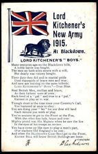 Ww1 aldershot blackdown for sale  WHITLEY BAY