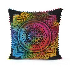 Set of 2 Cotton Cushion Cover 22x22 In Bed Room Decorative Pillow Cases, used for sale  Shipping to South Africa