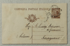 Cartolina postale regno usato  Morra De Sanctis