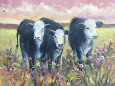 Oil painting cows for sale  Centerburg