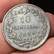 moneta 10 centesimi 1894 usato  San Martino Buon Albergo