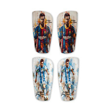 Lionel Messi Featured Shin Pads Customised With Your Name, Personalised Gift, used for sale  Shipping to South Africa