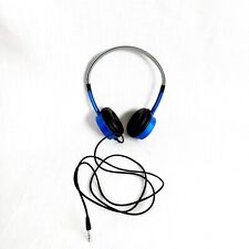 Fones de ouvido iFrogz poluição do ouvido com fio cancelamento de ruído macio acolchoado azul estéreo comprar usado  Enviando para Brazil