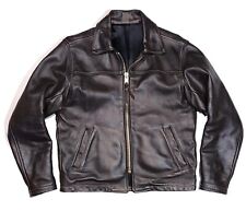 Used, 2018 LANGLITZ CASCADE DK BROWN GOATSKIN LEATHER JACKET W/CUSTOM DRESS COLLAR! 40 for sale  Shipping to South Africa