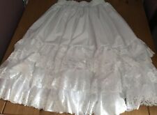 White cotton petticoat for sale  DERBY