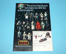 STAR WARS CLIPPER MAGAZINE ADVERT ROTJ 1983 DONALD DUCK HOLLAND KENNER for sale  Shipping to South Africa