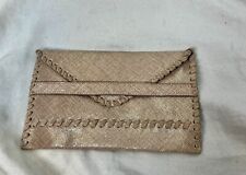 Bolsa de mão LAGGO envelope de couro metálico rosa comprar usado  Enviando para Brazil