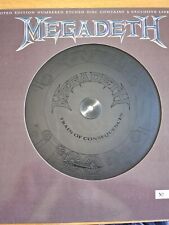 MEGADETH Train Of Consequences - Etched UK 12" Vinyl Limited Edition comprar usado  Enviando para Brazil