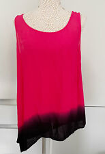 Usado, Blusa ombre de veludo perfeito sem mangas tamanho 12 rosa roxo comprar usado  Enviando para Brazil