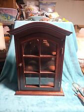 hanging cabinet antique curio for sale  Clinton Township