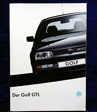 Golf gti brochure d'occasion  Expédié en Belgium