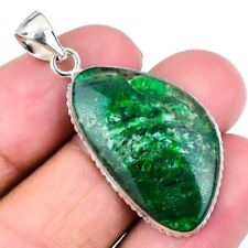 Used, Uvaorite Gemstone Handmade 925 Solid Sterling Silver Jewelry Pendant 1.81 for sale  Shipping to South Africa