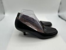Franco Sarto Jury Pump Heels Women's Size 9 M Black Leather Casual Slip-On Shoes, used for sale  Shipping to South Africa