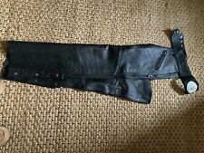 Motorcycle leather chaps for sale  SEVENOAKS