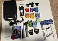Cortador de cabelo Wahl profissional máquina de corte cortador 20 peças kit usado comprar usado  Enviando para Brazil