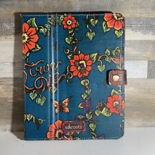 Funda protectora para iPad/tablet Sakroots marca azulada con flores rojas naranjas segunda mano  Embacar hacia Argentina