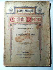 Libretto cavalleria rusticana usato  Borgo Virgilio